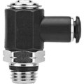 Alpha Technologies AIGNEP Flow Control, , Screw Adj., 4MM Tube X 1/8" Swift-Fit, Composite Body 55901-4-1/8